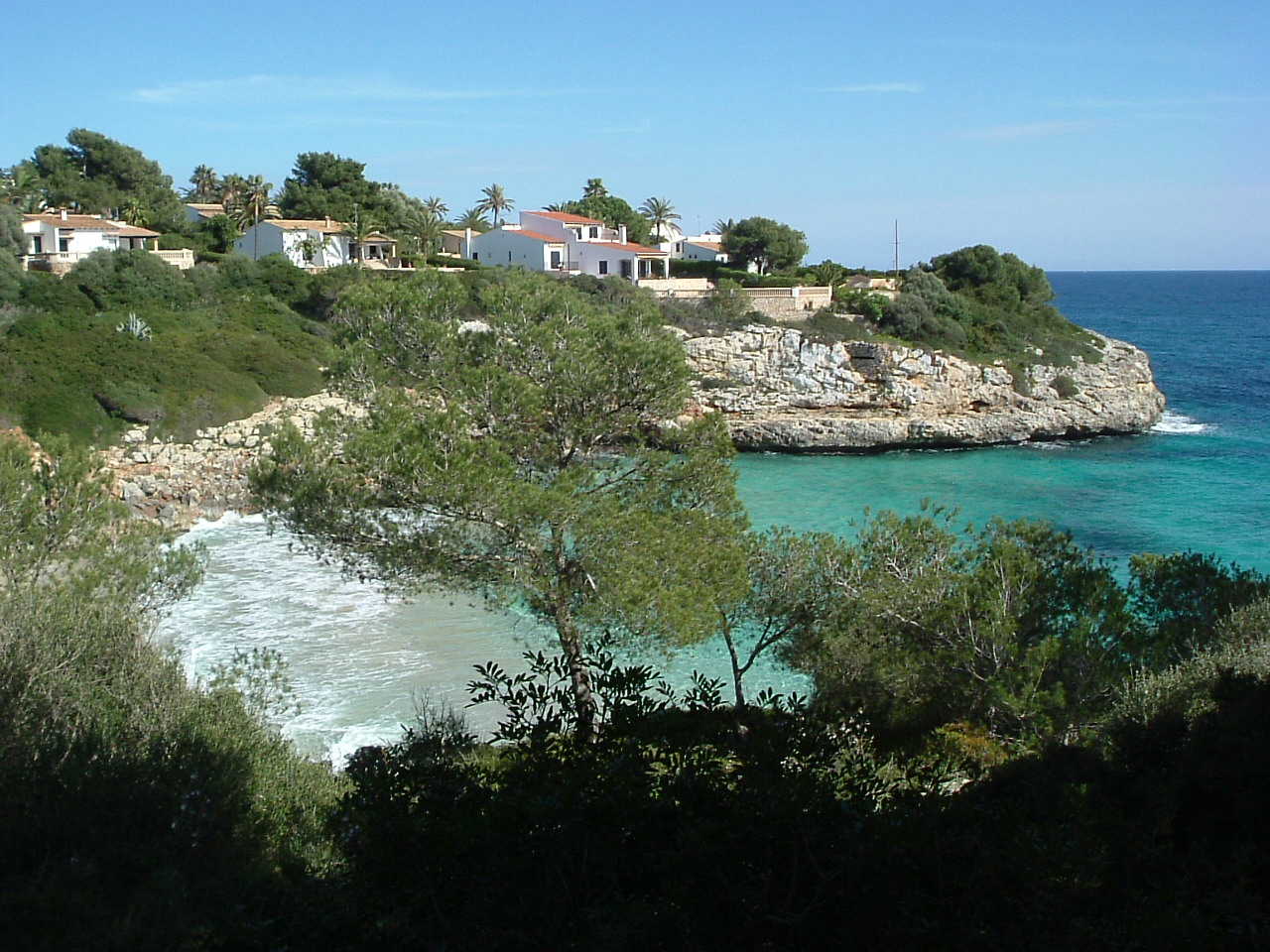 Vista de Cala Anguila en Manacor