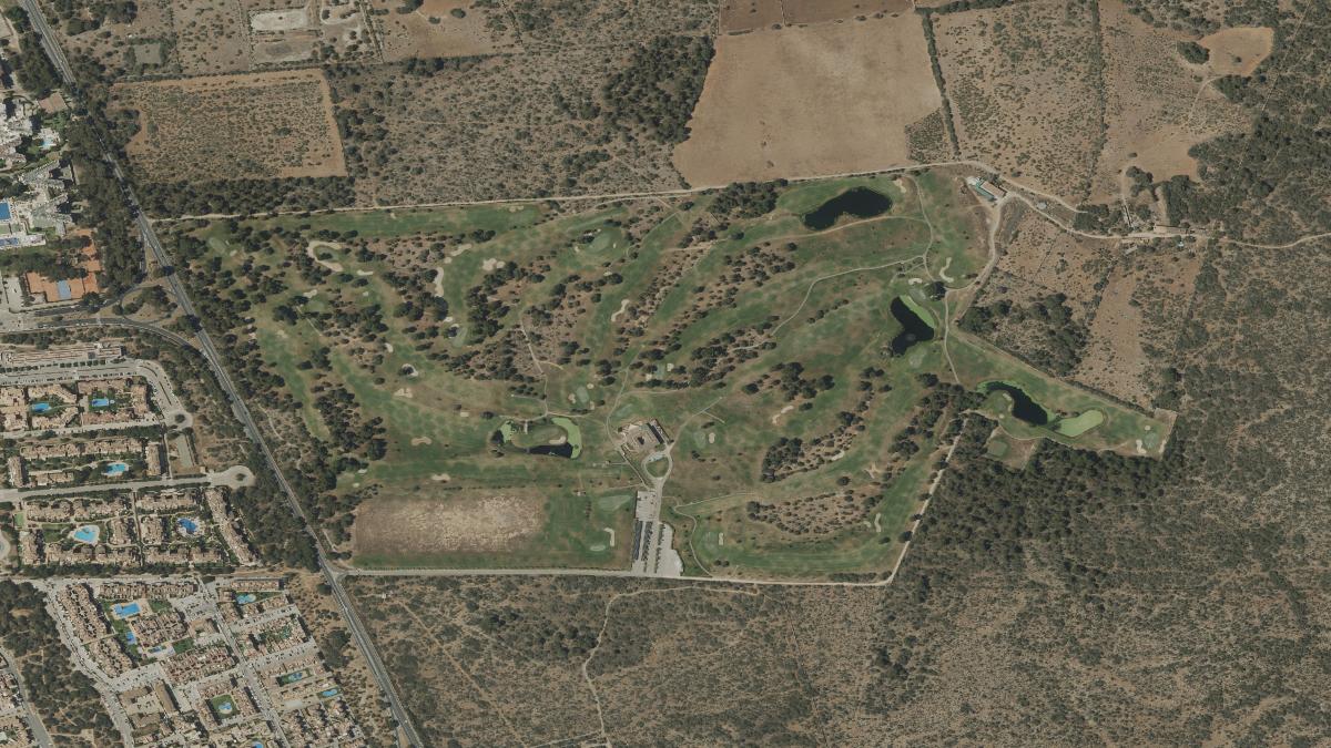 Vista aérea de Golf Maioris y su entorno